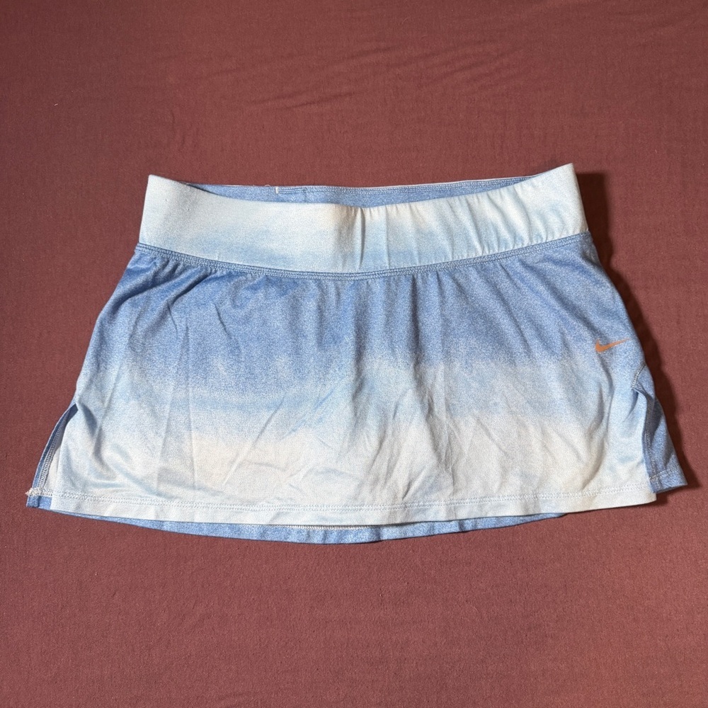 Nike Dri-FIT ombré athletic skort blue/white - Size Medium